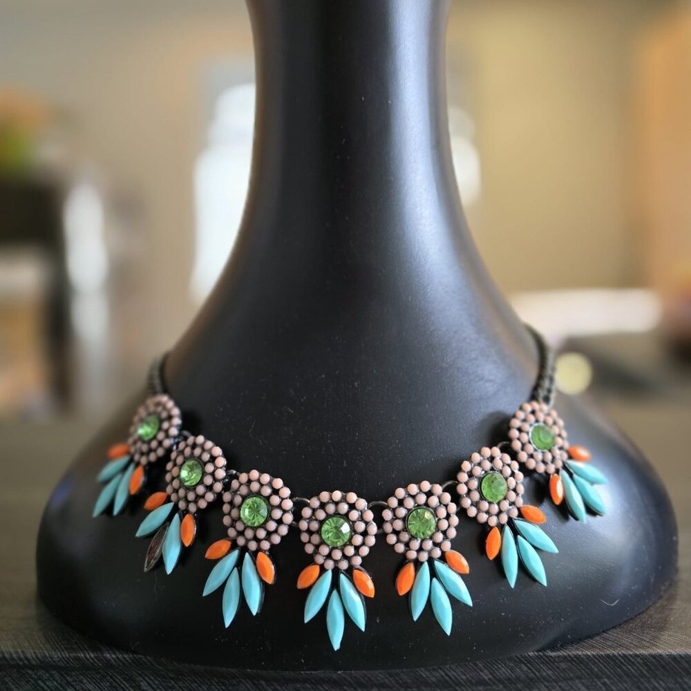 🪷Vintage Sweet Lola Statement Necklace -‎ Summer Collection